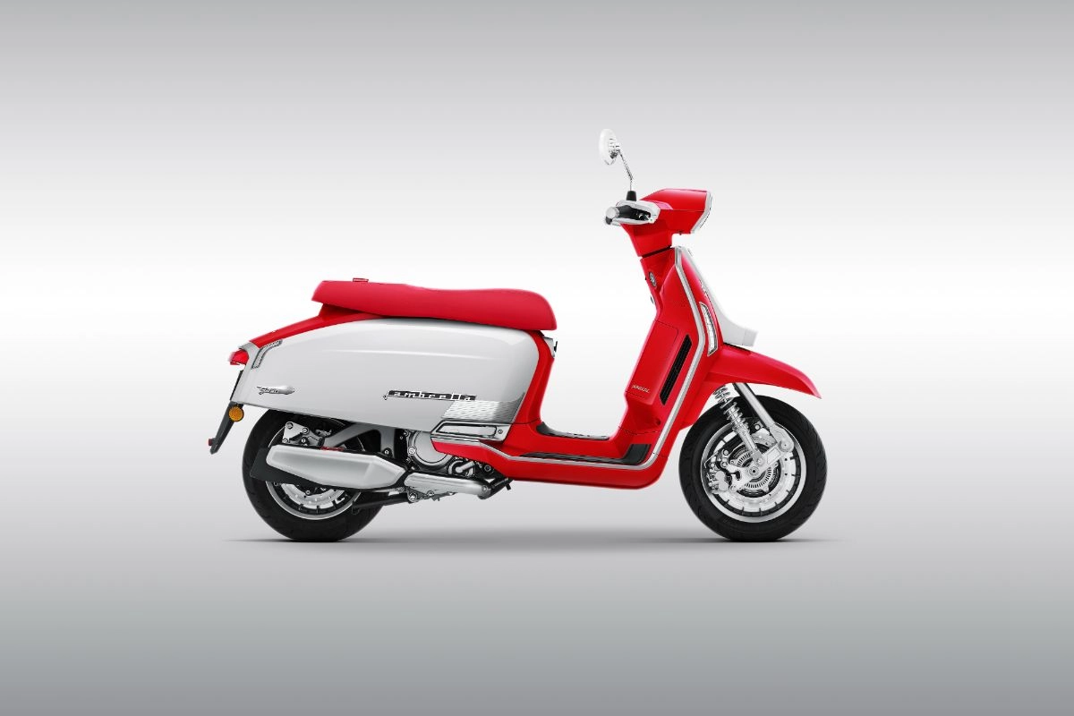 Lambretta G350 Series II Bianco Rosso 官方車身圖